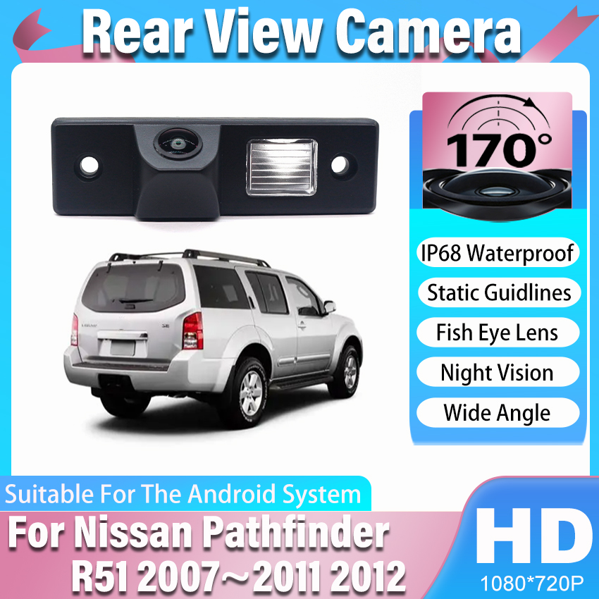 Trail Camera Infrared - Kamera Belakang Mobil 1080X720P Untuk Nissan