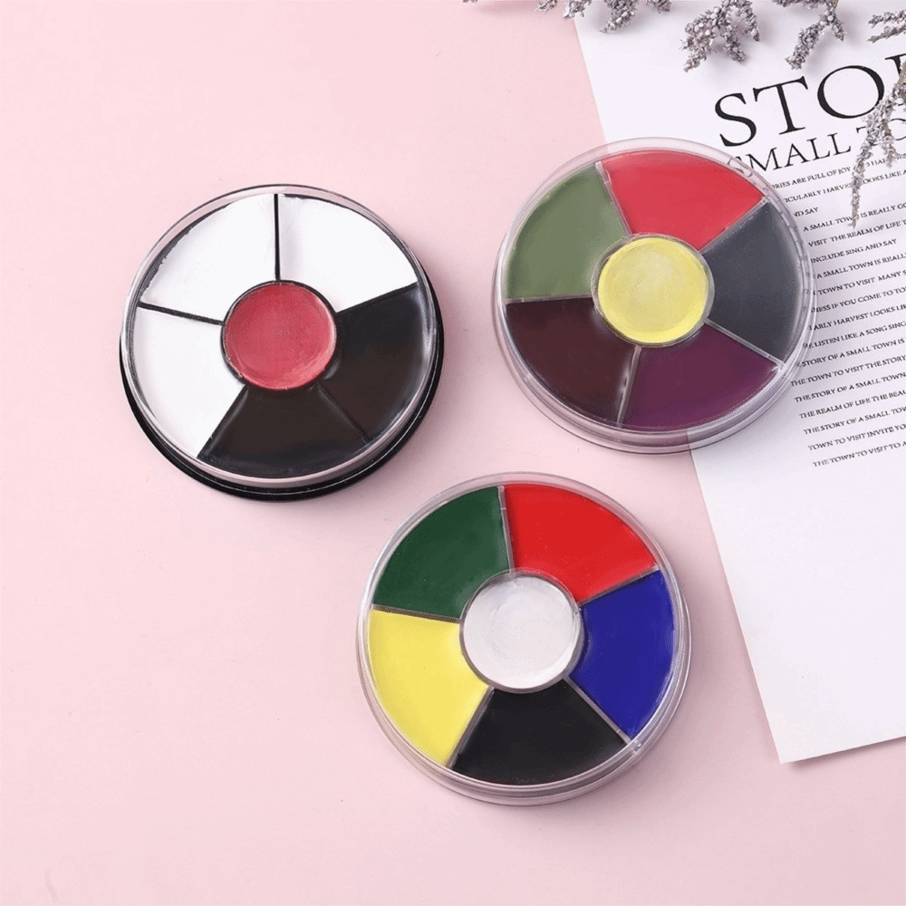 Kit Rias Wajah 6 Warna, Palet  - Camo Face Paint ulasan dan harga
