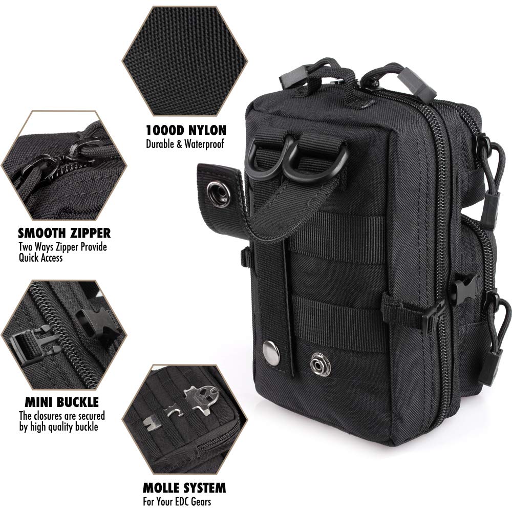 Kantong Utilitas Mini Molle, K - Outdoor Hunting Gear Storage ulasan dan harga