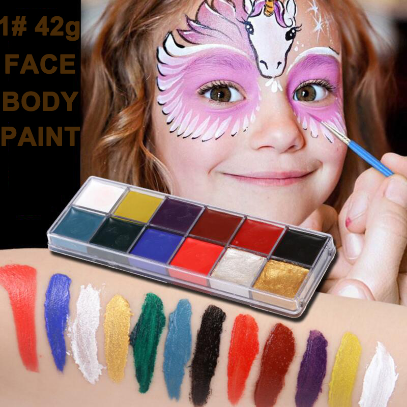 Riasan badan cat seni tubuh wa - Camo Face Paint ulasan dan harga