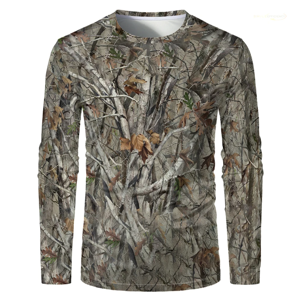 Kemeja Lengan Panjang Pria den - Outdoor Hunting Prints ulasan dan harga
